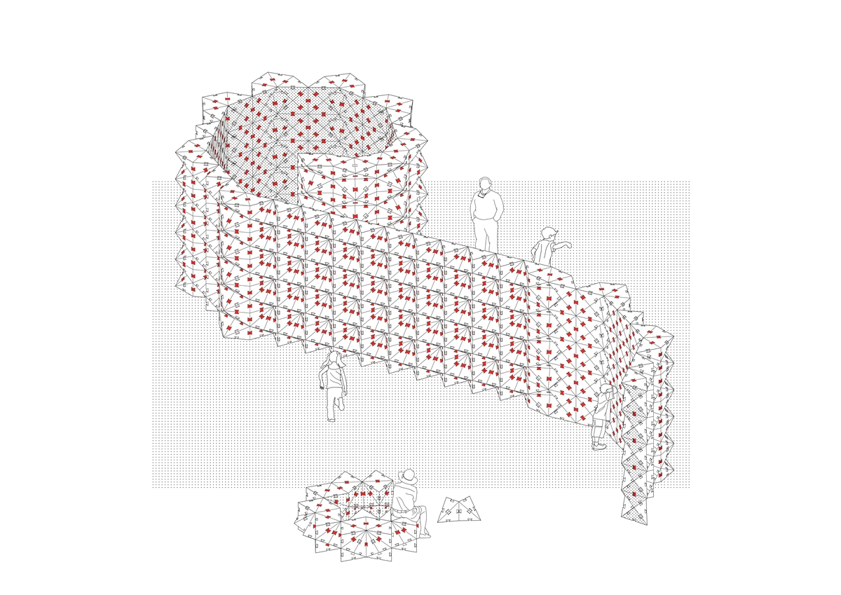 “Butterfly Clasp”- single building block design